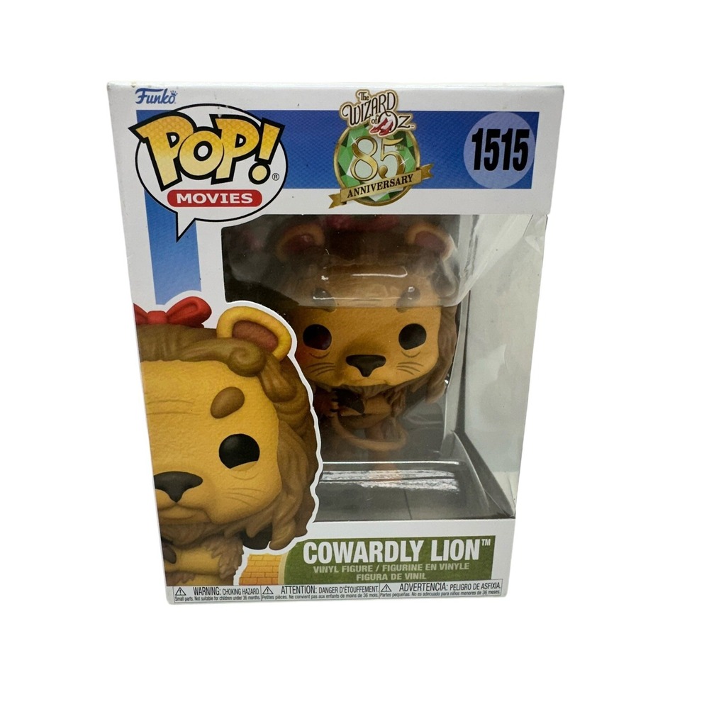 COWARDLY LION Wizard of Oz 85th Anniversary Funko POP! Movies #1515 Vinyl Figure